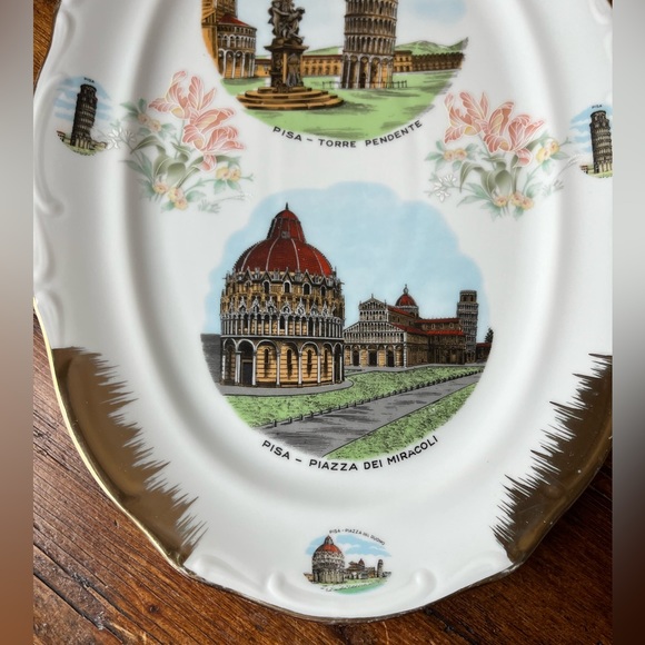 Vohenstrauss Johann Seltmann Bavaria, Germany Oval Platter Pisa, Italy design - Picture 4 of 7